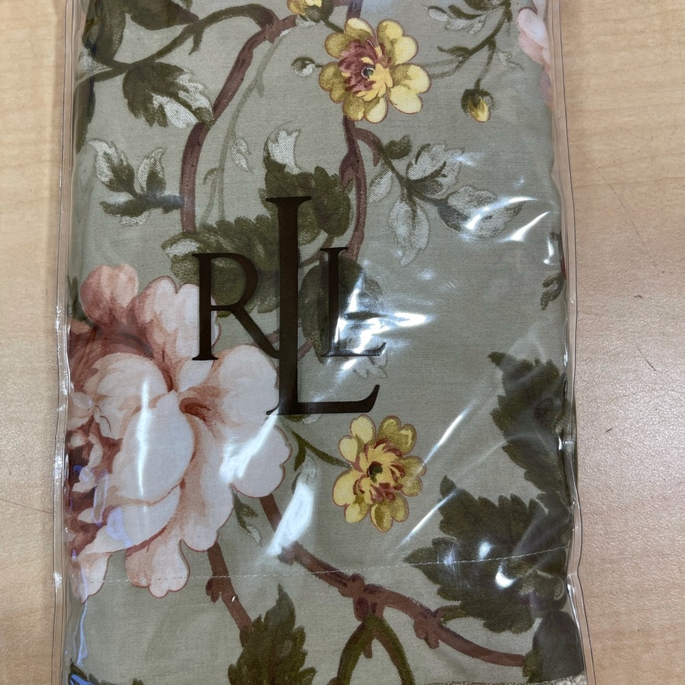Ralph Lauren Yorkshire Rose Cream Floral Queen sham